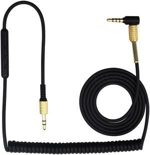 Cable de audio de sustitución con micrófono remoto, para auriculares Marshall Major On Ear Pro