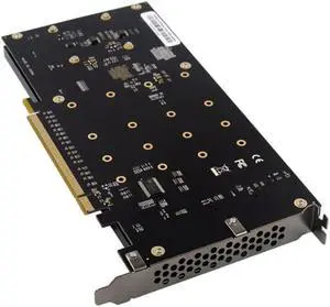 PLX8747 PCIE X16 4-Port M.2 KEY M NVMe SSD RAID Riser Card for PC Laptop PLX8747 PCIE X16 4-Port M.2 KEY M NVMe SSD RAID Riser Card for PC Laptop