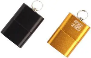 Ultra-thin Mini Aluminium Alloy 480 Mbps USB 2.0 T Flash TF Micro SD Memory Card Reader Adapter