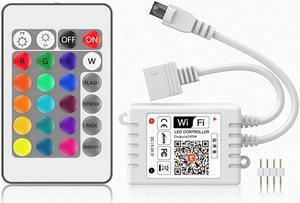 Colorful 24 Key Dual Load Wifi Intelligent Controller with Controller ALexa Voice Tuya RGB Lamp RGBW Light Smart Smart Home