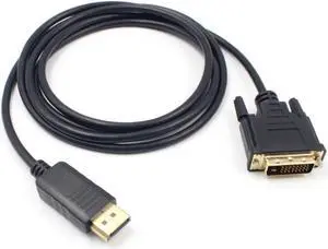 1.8m 1080P DP To DVI Adapter Cable Displayport To DVI 24+1 Single Head Adapter Cable Supports Monitor Projector