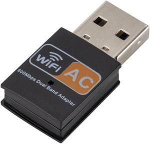 Driver USB Wifi 600Mbps Wifi 5.8ghz Antenna USB Ethernet PC Wi-Fi Adapter LAN Wifi Dongle AC Wifi Receiver