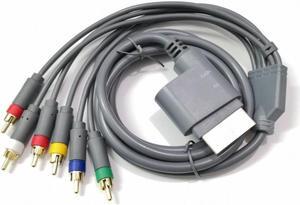 1pc Component HDTV Video and  Stereo AV Cable for XBOX 360(Gray)  All AV Plug To Component Y/Pr/Pb, L-channel, R-channel (Male)