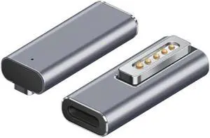 Magnetic USB C Adapter Type C To Magsaf* 2 /DC5521 To Magsaf1 Connector PD Quick Charge Adapter for MacBook Air/Pro