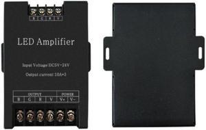 Led RGB Amplifier Controller Input 5V/12V/24V 30A Signal Repeater 360W for 3528 5730 5050 RGB Led Strip