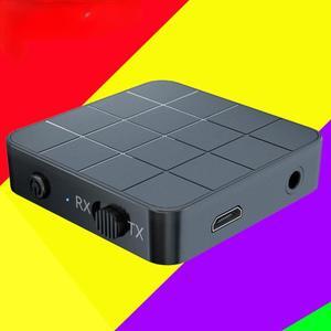 Bluetooth 5.0 Audio Receiver Transmitter 3.5mm AUX Jack RCA USB Dongle Stereo Wireless Adapter with Mic for Car TV PC Headphone