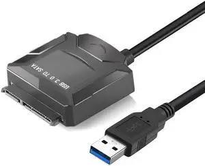 USB 3.0 To SATA Easy Drive Cable 7+15 PIN 2.5" 3.5" SSD HDD Hard Drive 10TB Support 5Gbps High Speed Adapter Expanding Connector