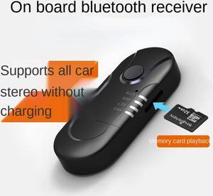Car Bluetooth 4.1 FM Transmitter USB/3.5mm AUX Dual Output Audio Receiver Music Player Support A2DP StereoThree Audio Mode