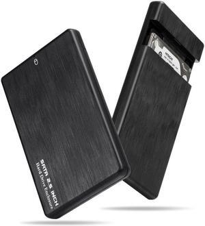 Portable 2.5 Inch SATA HDD/SSD External Hard Drive Case USB 3.0 Hard Drive Enclosure Tool-High-speed Hard Disk Case