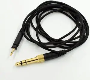 Replacement 2M Jack Plug 6.35MM Adapter O Cable for Shure SRH440 840 940 for  SHP9000 SHP8900 Headphones