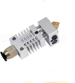 3D Printer CR10 Remote Nozzle Heating Head Printing Head Extruder Extruding Head Heating Block and Nozzle