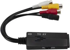 HD HDMI-compatible To Av Cable Converter AV To HDMI-compatible Adapter USB Charging HDMI Video Converter for DVD Camera HDTV