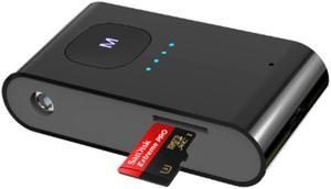 P8DF Wireless Bluetooth-compatible Receiver Transmitter Universal Adapter Stable Connect Universal AUX Port TF Card