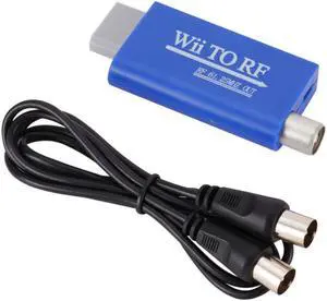 Portable Low Consumption Wii To RF TV Signal Radio Frequency  Converter Adapter for TV with RF Signal