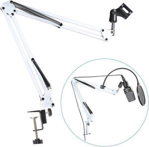 Professional Adjustable Desktop Microphone Boom Arm Suspension Mic Scissor Arm Stand Holder