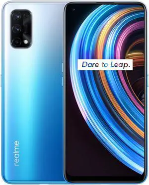 Realme X7 5G Smartphone 6.4-inch 6GB RAM 128GB ROM 4300mAh Battery Android 10-Pink Blue
