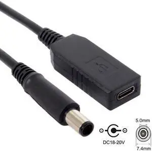 Jimier USB 3.1 Type C USB-C to 7.4*5.0mm Plug Cable UC-103