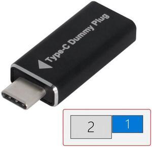Xiwai USB-C Type-C Virtual Display Adapter DDC EDID Plug Display Virtual Graphics Card Convertor1920x1080p@60Hz