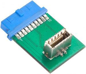 Cablecc USB 3.1 Front Panel Socket Key-B Type-E to USB 3.0 20Pin Header Male Extension Adapter for Motherboard