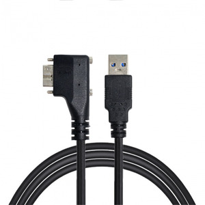 20cm Micro USB Adapter Cable - 5 Pin 90° Angle Male Solder Connection - USB 2.0 By SunshineTronic
