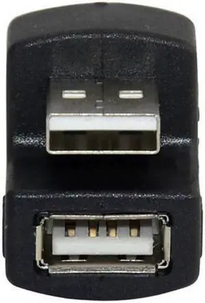 Jimier Up Angled USB 2.0 Adapter A Male to Female Extension 90 180 360 Degree Black U2-099-UP Jimier Up Angled USB 2.0 Adapter A Male to Female Extension 90 180 360 Degree Black U2-099-UP
