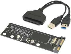 Jimier USB 3.0 to 12+6pin SSD HDD to SATA 22Pin Hard Disk Cartridge Drive for Apple 2010 2011 Macbook Air A1369 A1370 SSD U3-067/SA-161