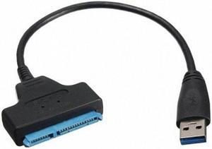 Jimier Super speed 5Gbps USB 3.0 to SATA 22 Pin Adapter Cable for 2.5" Hard disk driver SSD U3-184-BK