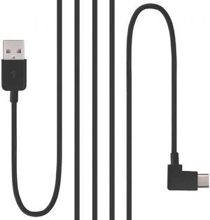 CY 200cm Right Angled USB 3.1 Type C USB-C to USB 2.0 Cable 90 Degree Connector for Tablet & Mobile Phone UC-011-BK-2.0M