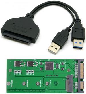 FVH USB 3.0 to SATA 2.5" Hard Disk to M.2 NGFF B/M-Key 2 Lane SSD for E431 E531 X240 Y410P Y510 U3-067/SA-123