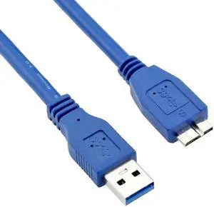 Jimier USB 3.0 Standard A Type Male to Micro B Male cable 1m U3-003-1.0M