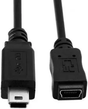 Jimier USB 2.0 Hi speed Mini USB 5Pin Male to Female Extension Adapter Cable 150cm U2-049-1.5M