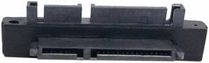 CY 90 Degree Down Angled SATA 22Pin 7+15 Male to SATA 22P Female Extension Convertor Adapter SA-121-DN