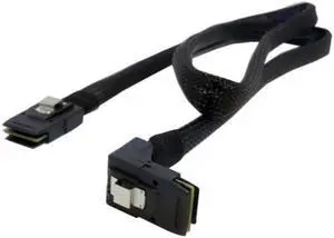 Jimier 1m SFF-8087 Mini SAS 4i 36 Pin to 36Pin Right 90 Degree Angled Cable SF-031-1.0M Jimier 1m SFF-8087 Mini SAS 4i 36 Pin to 36Pin Right 90 Degree Angled Cable SF-031-1.0M