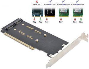 FVH 4X NVME M.2 AHCI to PCIE Express 3.0 Gen3 X16 Raid Card VROC Raid0 Hyper Adapter SA-024