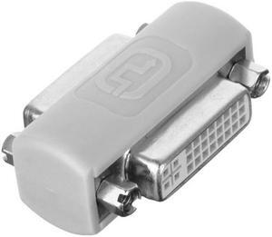 Jimier DVI 24+5 Female to DVI 24+5 Female VIDEO Converter Adapter 180 degree extender DV-025-WH