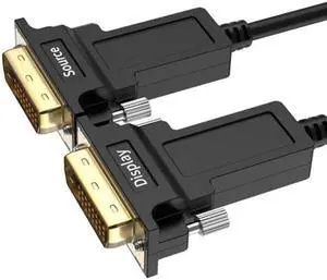 50M Jimier DVI AOC Cable Active Fiber Optic Fast Transfer Ultra FHD 4K 60hz DV-002