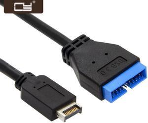 CY USB 3.1 Front Panel Header to USB 3.0 20Pin Header Extension Cable 20cm for ASUS Motherboard UC-052