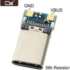 CY DIY 24pin USB 3.1 Type C USB-C Male Plug Connector SMT type with PC Board UC-207