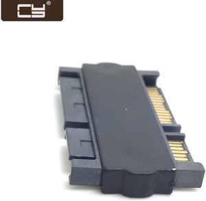 CY 3.5" & 2.5inch SATA 22Pin 7+15 Male to SATA 22P 7+15 Male extension convertor Straight adapter SA-069