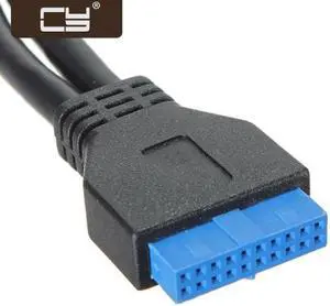 CY 2 ports USB 3.0 Female to Motherboard 20pin Header cable for front panel 20cm U3-042