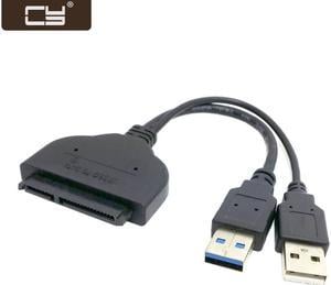CY USB 3.0 to SATA 22Pin 2.5" Hard disk driver Adapter With extral USB Power cable U3-067