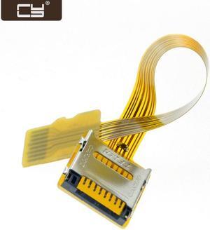 CY Micro SD TF Memory Card Kit Male to Female Extension Soft Flat FPC Cable Extender 10cm EP-077