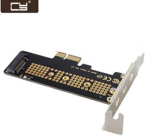 CY Low Profile PCI-E 3.0 x1 Lane to M.2 NGFF M-Key SSD Nvme AHCI PCI Express Adapter Card SA-008