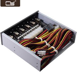 CY 6 Hard Disk Control System Intelligent Control Management System HDD SSD Power Switch with 5.25 CD-ROM Bay PW-020