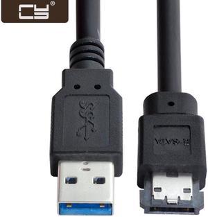 CY USB 3.0 to Power Over eSATA DC5V Adapter USB2.0 to HDD/SSD/ODD eSATAp Converter