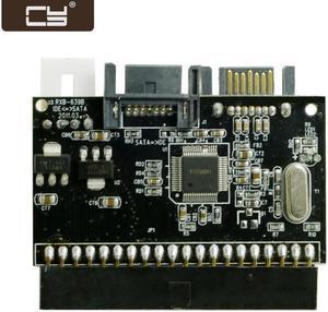 CY IDE 100 133 PATA to Dual Serial SATA 7PIN Adapter Reversible Converter for Hard Disk Drive SA-101