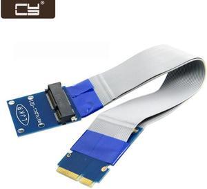 CY Flexible Mini PCI Express PCI-e Mini Card Extender 52pin Male to Female Extension FFC Cable SA-147