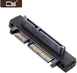 CY 90 Degree Up Angled SATA 22Pin 7+15 Male to SATA 22Pin Female Extension Convertor Adapter SA-121-UP