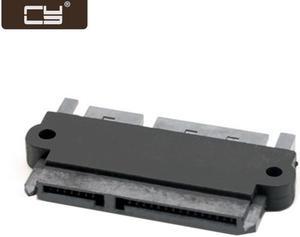 CY 3.5" & 2.5inch SATA 22Pin 7+15 Male to SATA 22P 7+15 Female extension convertor adapter with screw holes SA-029