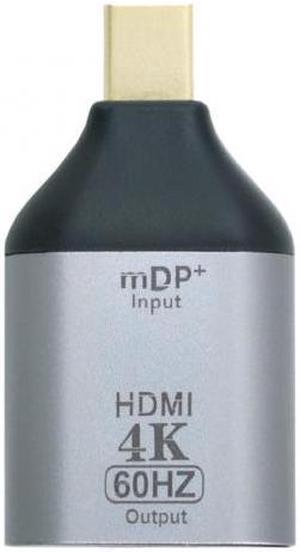 CY Mini DisplayPort DP Source to HDMI Sink Displays 4K@60hz Ultra HD Converter Adapter for Laptop Mac